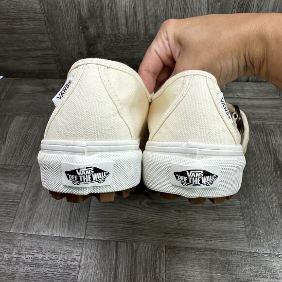 Vans Style 93 Mary Jane Women's size 9.5 Ivory Casual Canvas Shoes - Picture 6 of 7